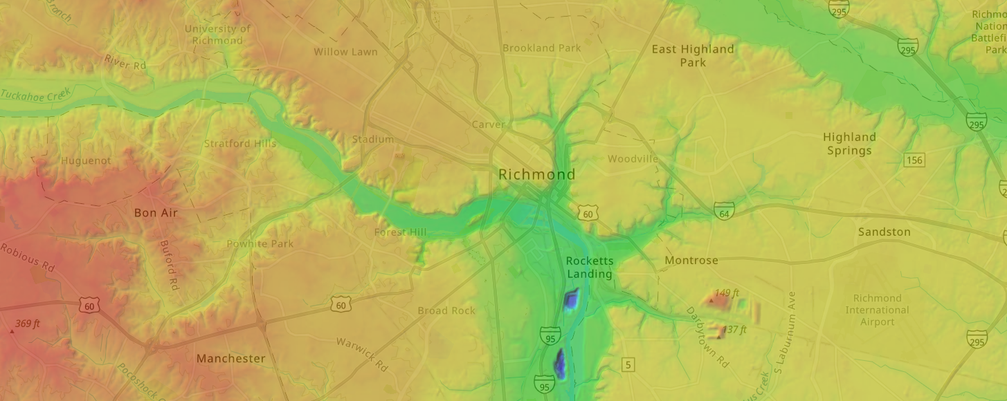 StavroTopo High-Def LiDAR Elevation Viewer